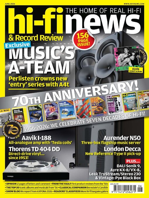 Cover image for Hi Fi News